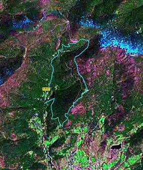 Ortofoto de la ruta